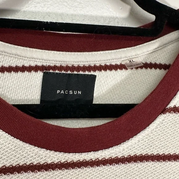 Pacsun Island Textured Stripe T-Shirt - Picture 4 of 5